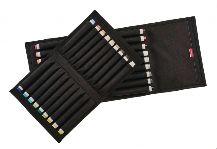 Etui Textil Sensebag Negru pt 36 Instrumente de Scris [3]