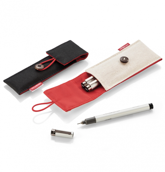 Etui Textil Creme Sensebag pt 2 Instrumente de Scris [2]