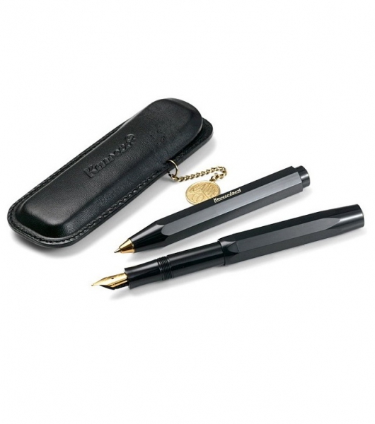 ETUI PIELE CLASSIC 2 SPORT CU LANTISOR SI MONEDA KAWECO [3]