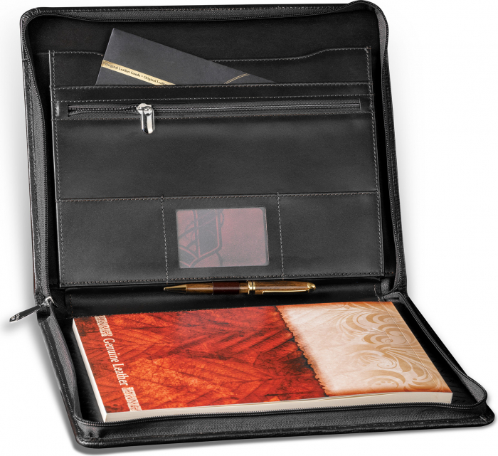 Mapa Piele Conference cu Notes A4 Black, Princ Leather [2]