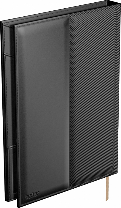 Mapa Piele cu agenda B5 Black, Princ [4]