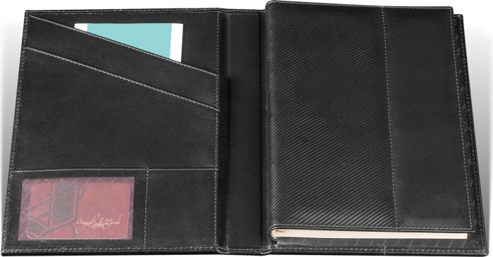 Mapa Piele cu agenda B5 Black, Princ [9]