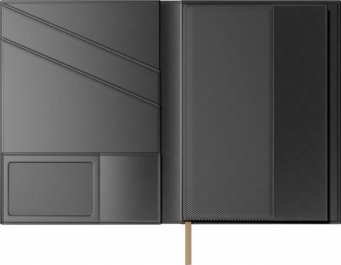 Mapa Piele cu agenda B5 Black, Princ [5]