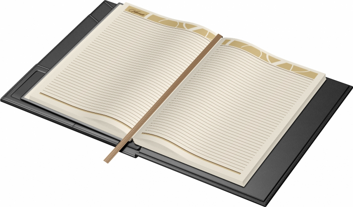 Mapa Piele cu agenda B5 Black, Princ [8]