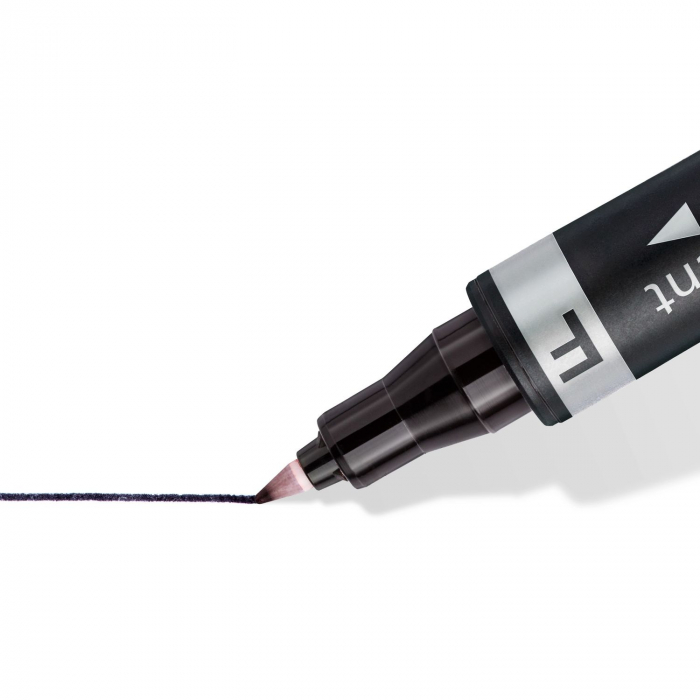 Marker Permanent 2 Capete F/M 06mm/1.5mm Negru Staedtler [2]