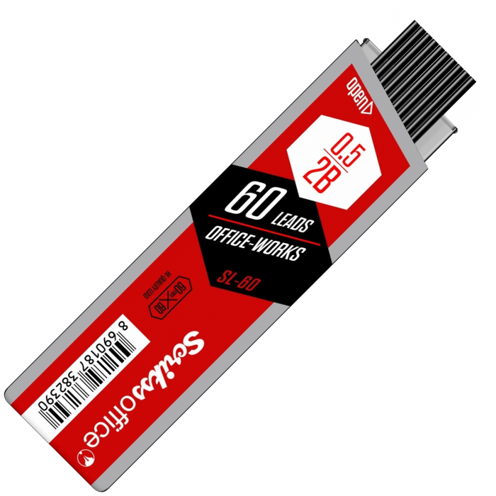Mina Grafit Creion 0.5 mm 60 Buc, Scrikss [2]