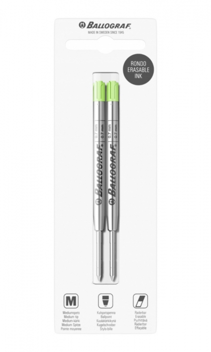 Mina Pix Rondo Eraser Green 2 buc/set, Ballograf [2]