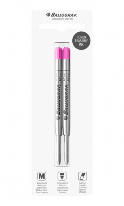 Mina Pix Rondo Eraser Pink 2 buc/set, Ballograf [2]