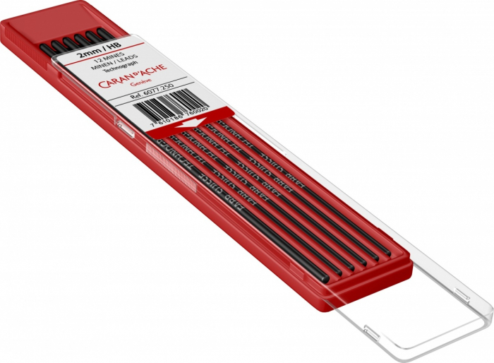 Mine creion 2 mm HB etui 12 buc Caran d'Ache [2]