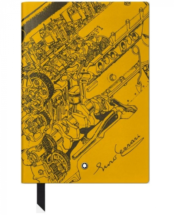 Notebook #146 small, Great Characters Enzo Ferrari, Giallo Modena Lined, Montblanc [1]