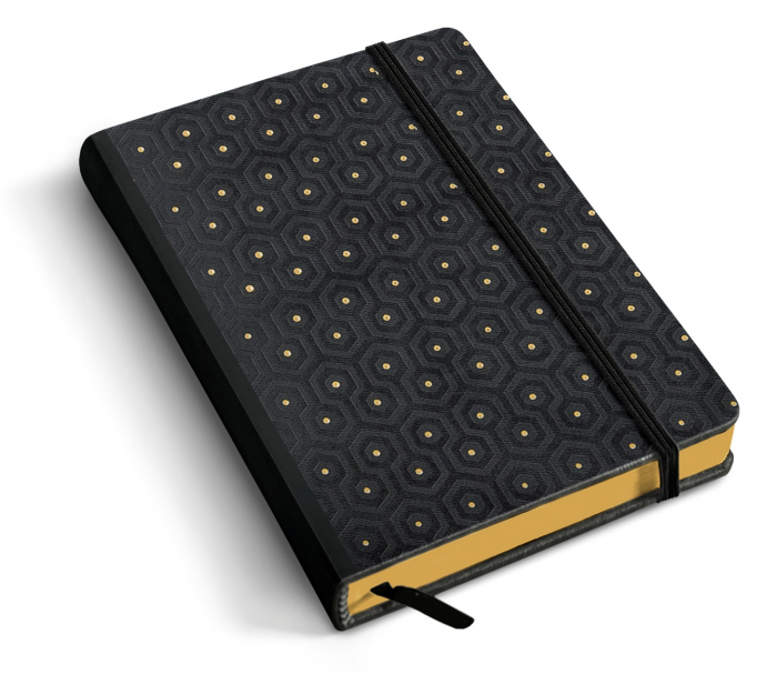 Notebook Castelli Honeycomb Gold 13x 21cm [2]