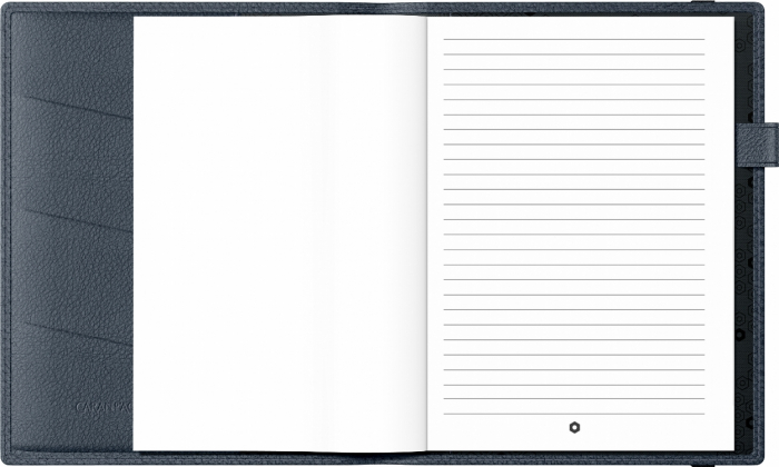 Notebook Piele Blue A5, Caran d'Ache [4]