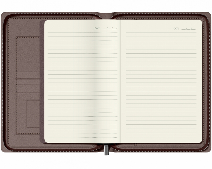 Mapa Conferinta Oxford cu Agenda A5 Premium Brown, Scrikss [2]
