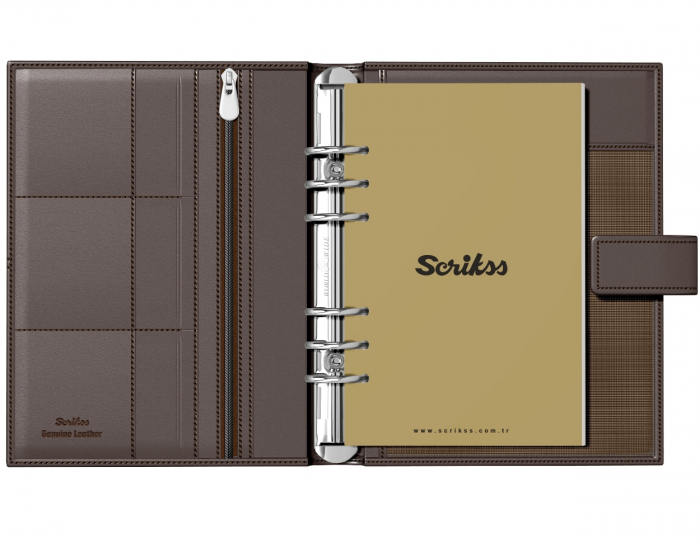 Organizator A5 Piele Soft Brown, Scrikss [5]