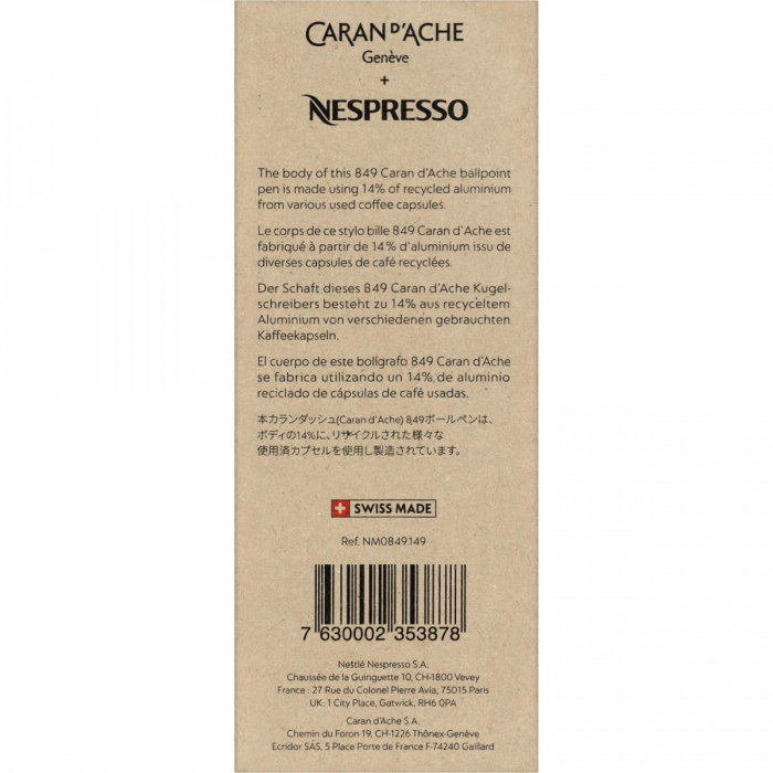 Pix 849 SE Nespresso Midnight Blue MBT, Caran d'Ache [8]