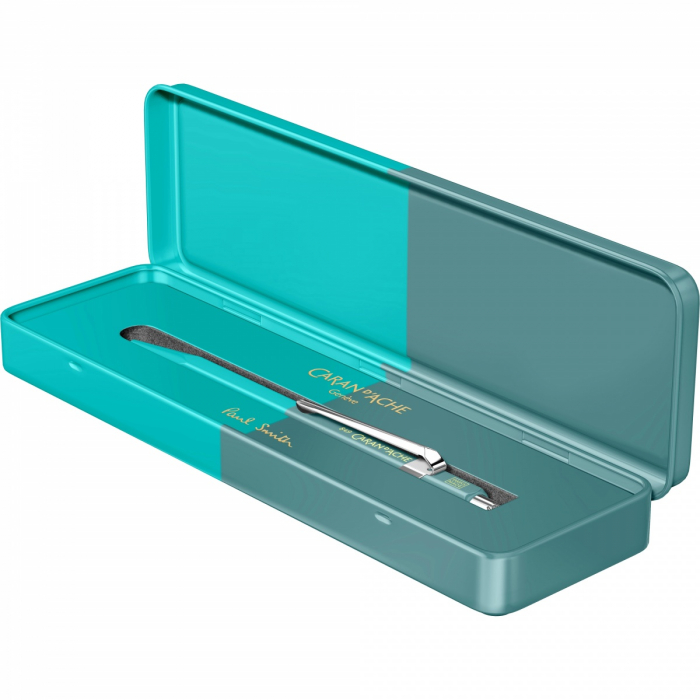 Pix 849 Paul Smith LE No.4 Cyan Blue and Steel Blue CT, Caran d'ache [2]