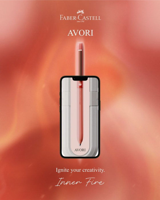 Pix AVORI Inner Fire, Portocaliu, Faber-Castell [3]