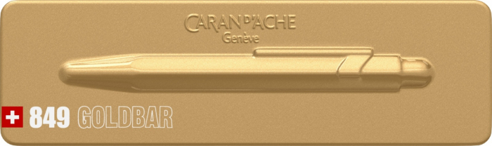 Pix Caran d'ache 849 Goldbar [10]