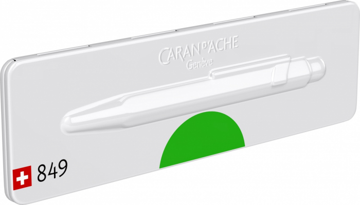 Pix Caran d'ache 849 Metal-X Green in cutie metal [6]
