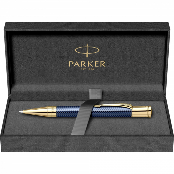 Pix Duofold Royal Prestige Blue Chevron GT, Parker [6]