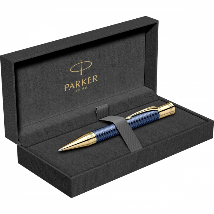 Pix Duofold Royal Prestige Blue Chevron GT, Parker [4]