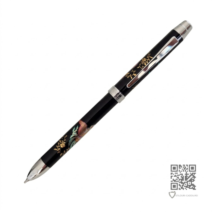 Pix multifunctional de lux Maki-E Hoo-oo Black, Penac [5]