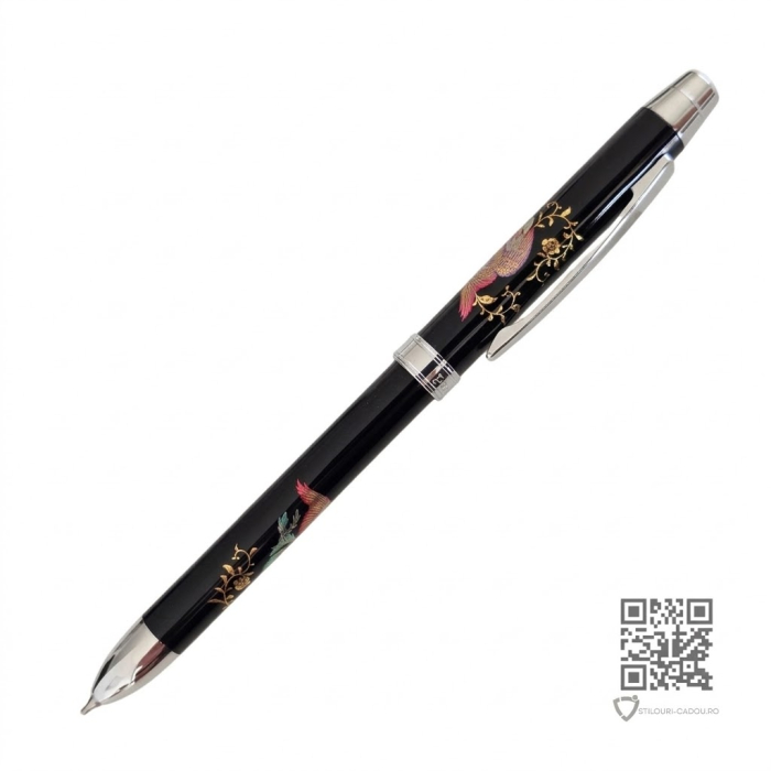 Pix multifunctional de lux Maki-E Hoo-oo Black, Penac [7]