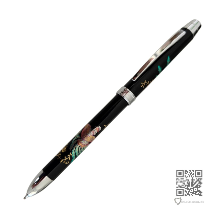 Pix multifunctional de lux Maki-E Hoo-oo Black, Penac [3]