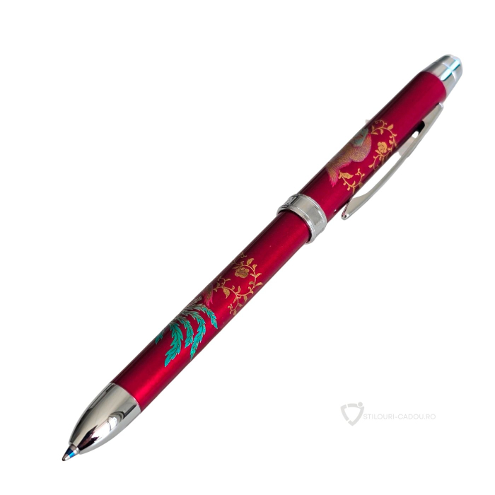 Pix multifunctional de lux Maki-E Hoo-oo Dark Red, Penac [2]