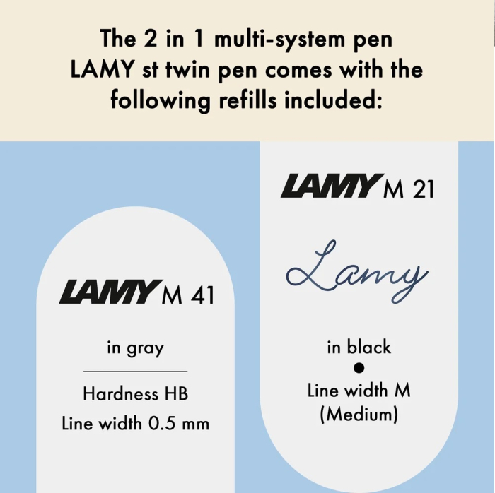 Pix multifunctional LAMY ST Twin Pen Silver, Lamy [6]