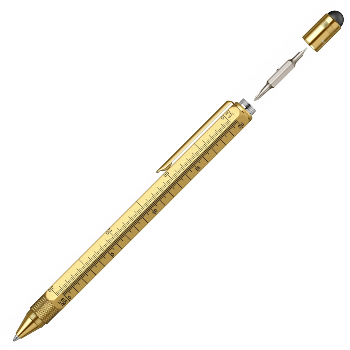 Pix Stylus Tool Pen Brass, Monteverde USA [4]