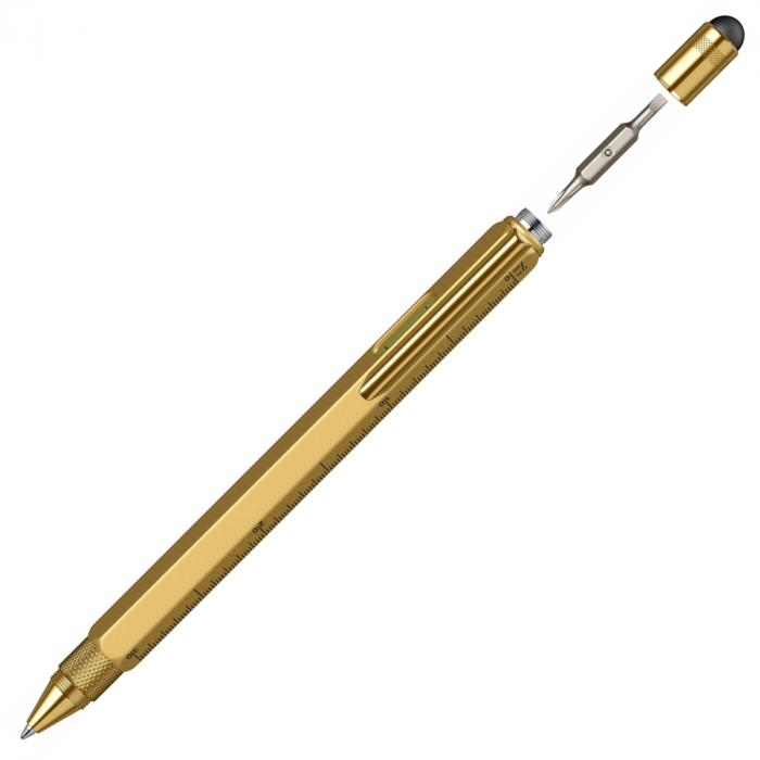 Pix Stylus Tool Pen Brass, Monteverde USA [5]