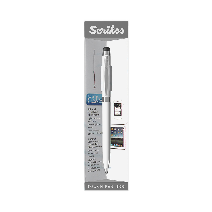 Pix Scrikss Touch Pen 599 Pearl White CT [3]