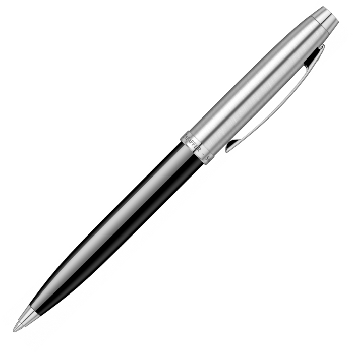 Pix Sheaffer 100 Glossy Black & Brushed Chrome NT [6]