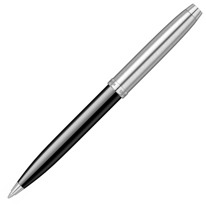 Pix Sheaffer 100 Glossy Black & Brushed Chrome NT [5]
