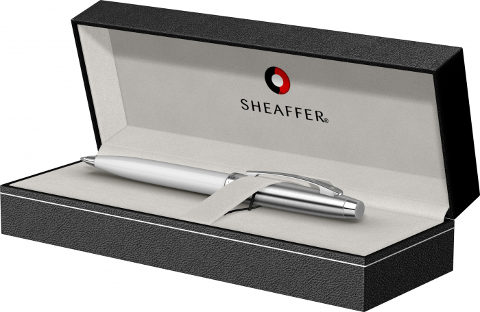 Pix Sheaffer 100 Glossy White & Brushed Chrome NT, Sheaffer [2]