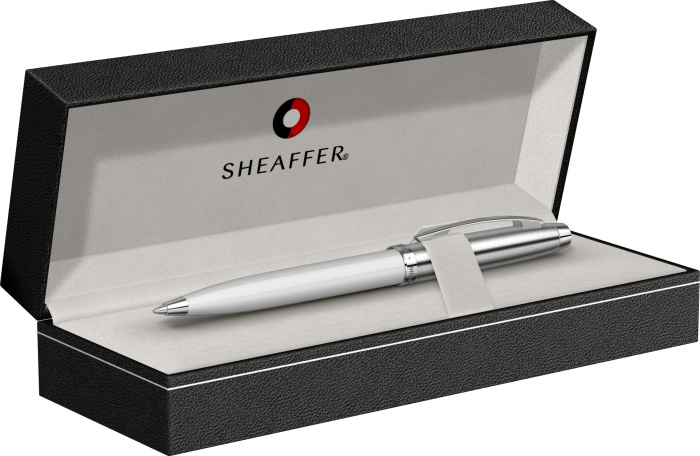Pix Sheaffer 100 Glossy White & Brushed Chrome NT, Sheaffer [4]