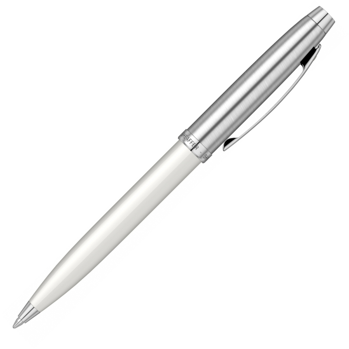 Pix Sheaffer 100 Glossy White & Brushed Chrome NT, Sheaffer [6]
