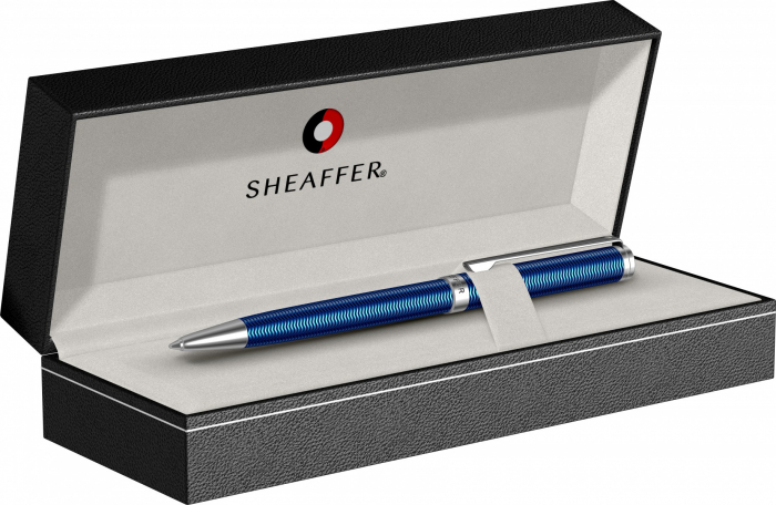 Pix Sheaffer Intensity Engraved Translucent Blue CT [3]