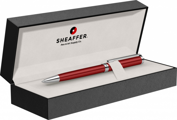 Pix Sheaffer Intensity Engraved Translucent Red CT [4]