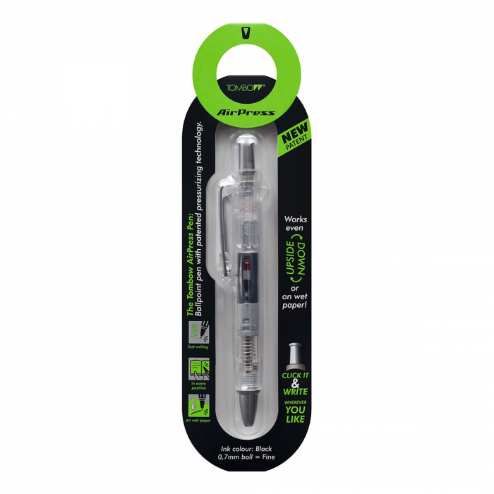 Pix Tombow Air Press Pen Transparent Silver [6]