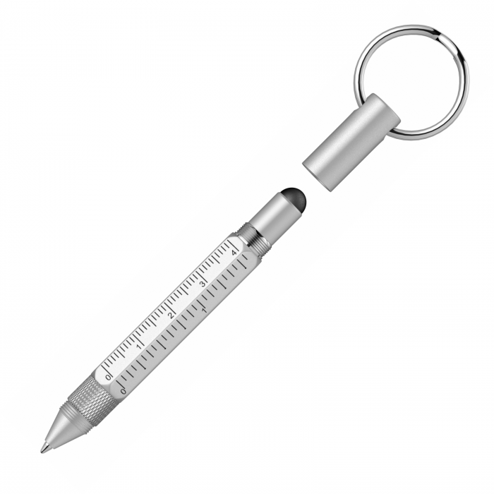 Pix Tool Pen Keychain Stylus Silver CT Monteverde USA [3]