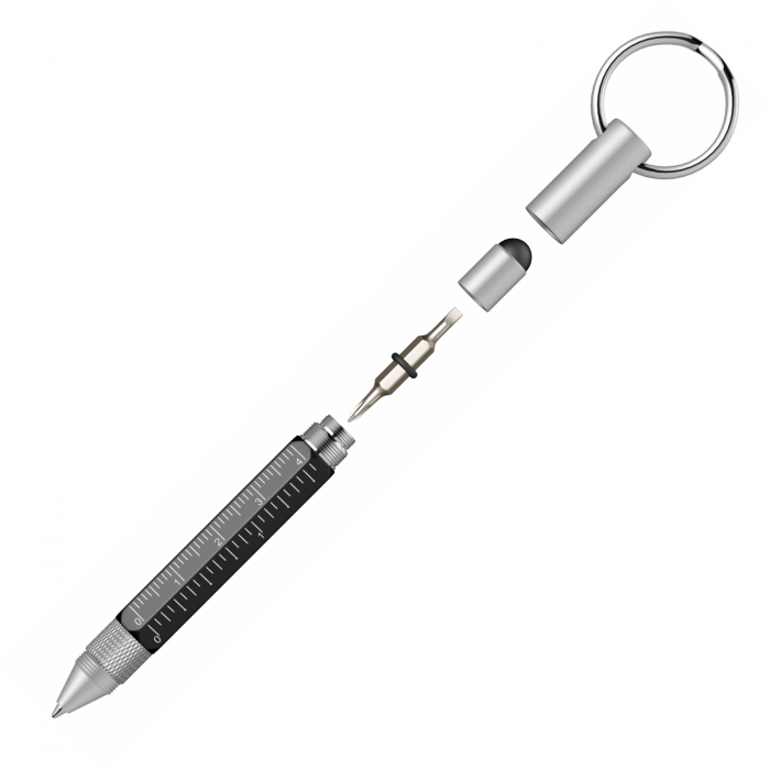 Pix Tool Pen Keychain Stylus Black CT Monteverde USA [2]