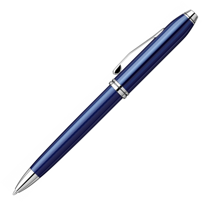 Pix Townsend Engraved Diamond Translucent Cobalt Blue CT, Cross [3]