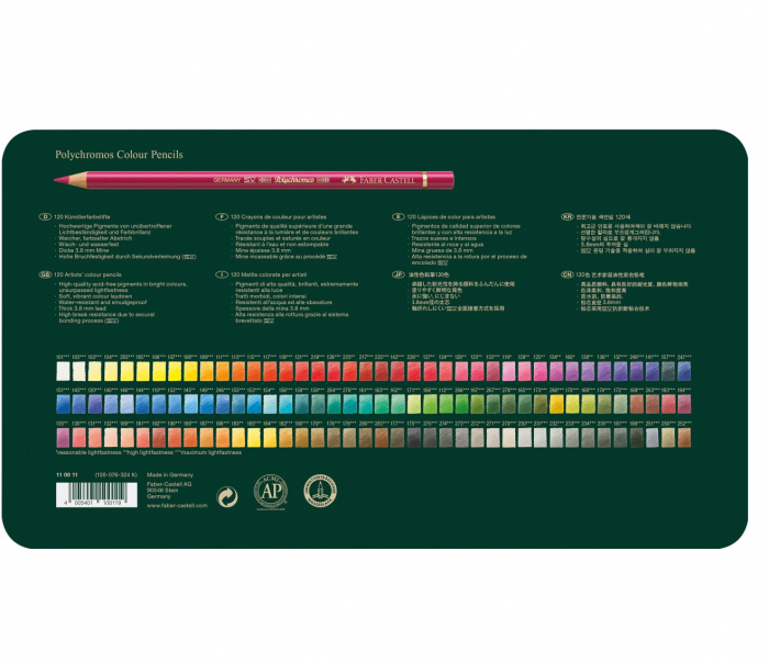 Polychromos Creioane Colorate 120 Culori Faber-Castell [4]