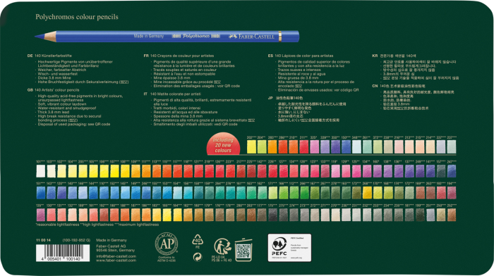 Polychromos Creioane Colorate 140 Culori, Faber-Castell [2]