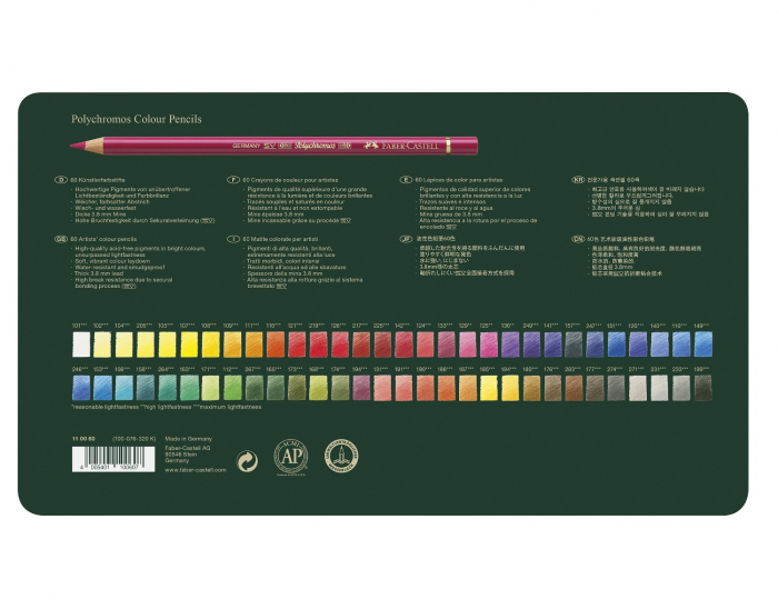 Polychromos Creioane Colorate 60 Culori, Faber-Castell [3]