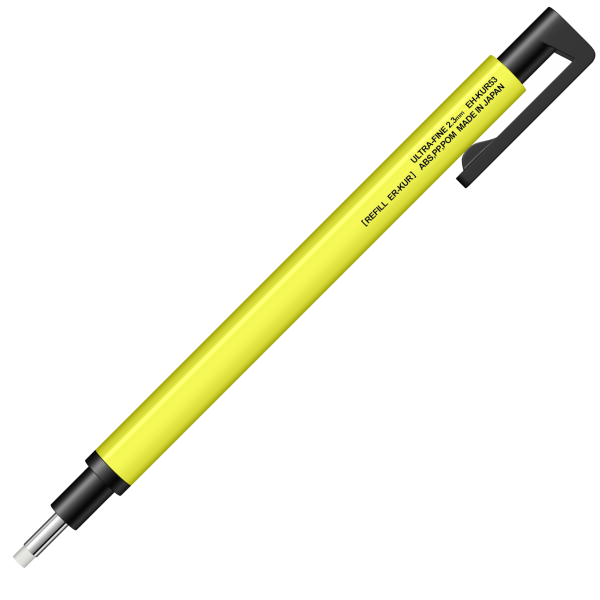 Radiera Mono Zero ROUND Neon Yellow, Tombow [2]