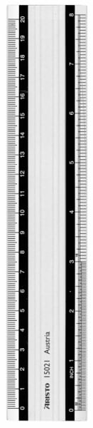 Rigla Aluminiu 20 cm, Aristo [3]