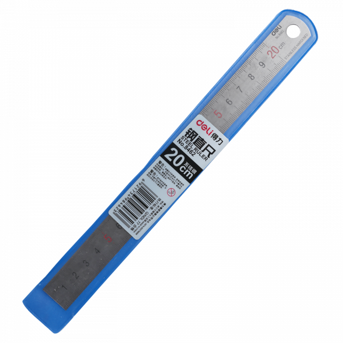 Rigla Metal 20 cm Deli [5]
